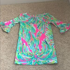 Lilly Pulitzer Girls’ Ruffle Sleeved Dress